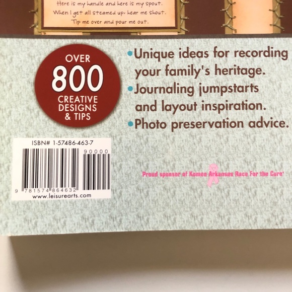 SCRAPBOOKING FAMILY HERITAGE BOOK - Picture 15 of 16